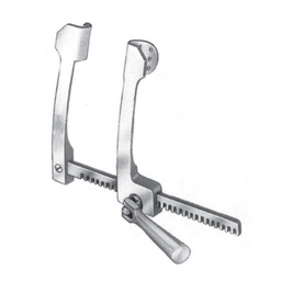 [RS-174-01] Cooley Rib Spreaders, Alu, (A=15mm, B=20mm, C=100mm) Infant, Stemal Spreader