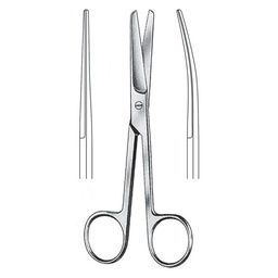 [RE-102-11] Standard Operating Scissors, B/B, Str, 11.5cm
