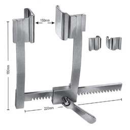 [RS-322-00] De Bakey Rib Spreaders, With 3 Pair Of Blades
