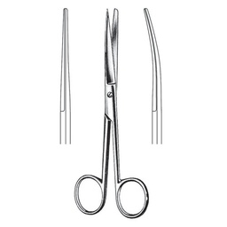 [RE-111-13] Grazil Operating Scissors, S/B, Cvd, 13cm