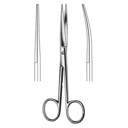 [RE-113-13] Grazil Operating Scissors, S/S, Cvd, 13cm
