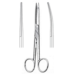 [RE-119-14] Deaver Operating Scissors, S/S, Cvd, 14cm