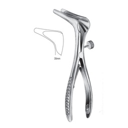 [RW-132-35] Cottle Nasal Specula 15cm, 35mm (With Side Screw)