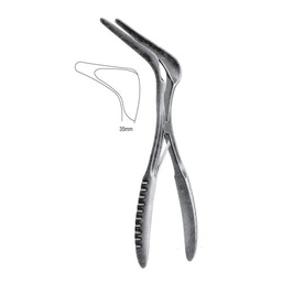 [RW-134-35] Cottle Nasal Specula 14cm, 35mm (Dull Black Chromium Plated)
