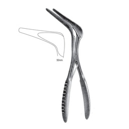 [RW-134-50] Cottle Nasal Specula 14cm, 50mm (Dull Black Chromium Plated)