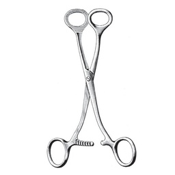 [RX-224-19] Collin Tongue Holding Forceps, 19.0cm