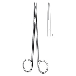 [RE-272-16] Kelly Abdominal Scissors, Fig 1, Str, 16cm