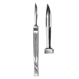 [RW-254-02] Joseph Nasal Knives, Sharp, 15cm, Cvd, Fig 2