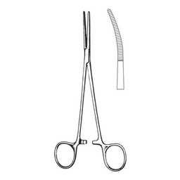 [RZ-202-19] Birkett Tonsil Haemostatic Forceps, Curved, 19cm