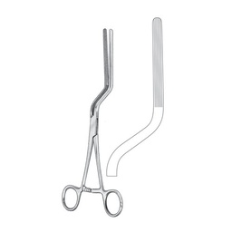 [RAA-168-24] Brunner Intestinal And Appendix Clamps Forceps, 24cm