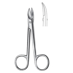 [RE-313-10] Beebee Ligature Scissors, Sharp, Cvd, 10cm