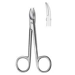 [RE-315-10] Beebee Ligature Scissors, Blunt, Cvd, 10cm