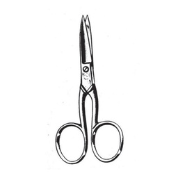 [RAH-118-09] Nail Scissors, Straight, 9cm