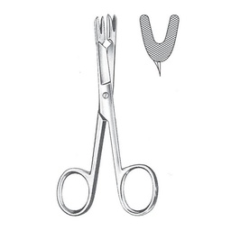 [RE-328-13] Schoemaker-Loth Ligature Scissors, 13cm