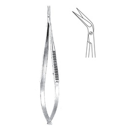 [RE-345-18] Micro Scissors, Angled, 18.5cm