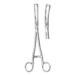 [RAE-420-10] Museux Tenaculum Forceps, 24cm (Curved Sideway) 10 mm