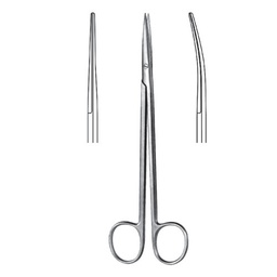 [RE-205-18] Metzenbaum-Fino Dissecting Scissors, Cvd, S/S, 18cm