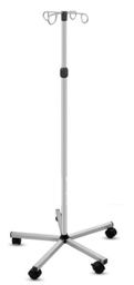 [RAM-148-10] S.S. tube, 4 plastic hooks.